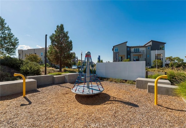 view of communal playground