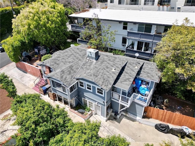 1204 N Clark St, West Hollywood, CA 90069 - drone / aerial view