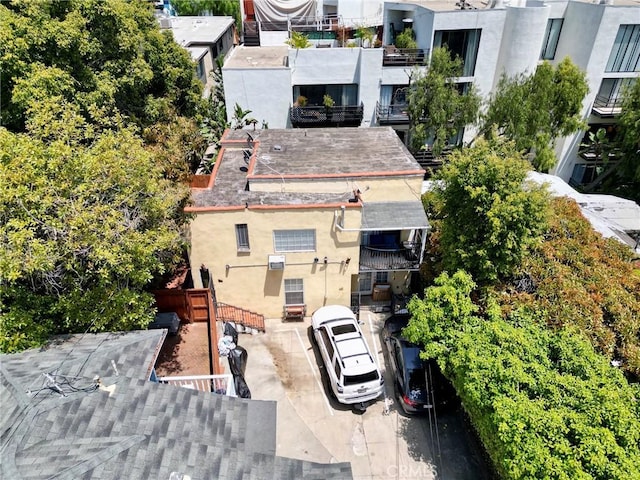 1204 N Clark St, West Hollywood, CA 90069 - aerial view