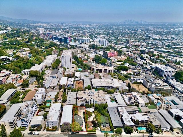 1204 N Clark St, West Hollywood, CA 90069 - drone / aerial view with a city view