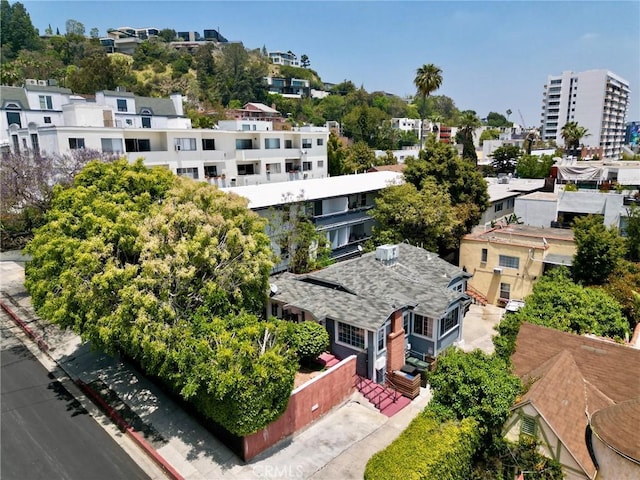 1204 N Clark St, West Hollywood, CA 90069 - birds eye view of property
