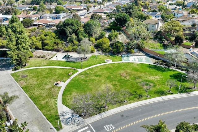 birds eye view of property featuring a residential view