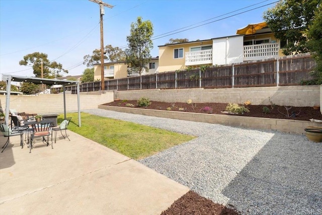 3735 Budd St, San Diego, CA 92111 - view of yard with a fenced backyard and a patio area