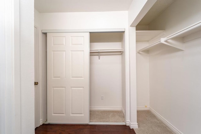 view of closet