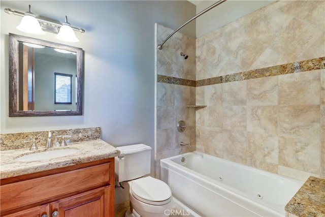 41215 Avenida De Los Posas, Murrieta, CA 92562 - full bathroom featuring  shower combination, toilet, and vanity