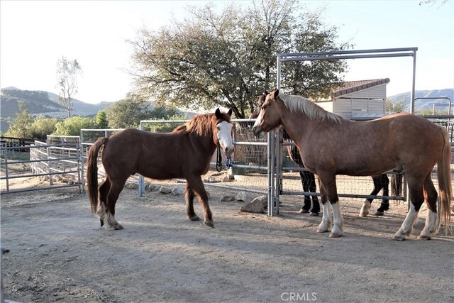 41215 Avenida De Los Posas, Murrieta, CA 92562 - view of horse barn with a rural view and a mountain view