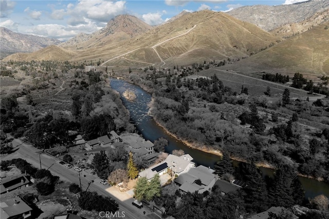 848 Burlando Rd, Kernville, CA 93238 - aerial view featuring a water and mountain view