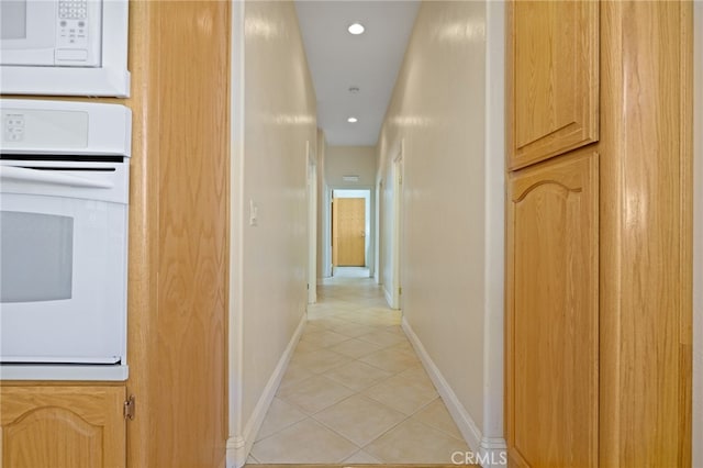 848 Burlando Rd, Kernville, CA 93238 - hallway featuring baseboards, recessed lighting, and light tile patterned floors