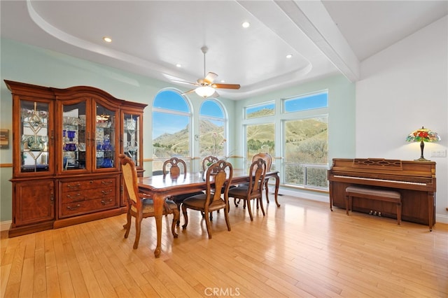 848 Burlando Rd, Kernville, CA 93238 - dining space featuring recessed lighting and light wood-type flooring