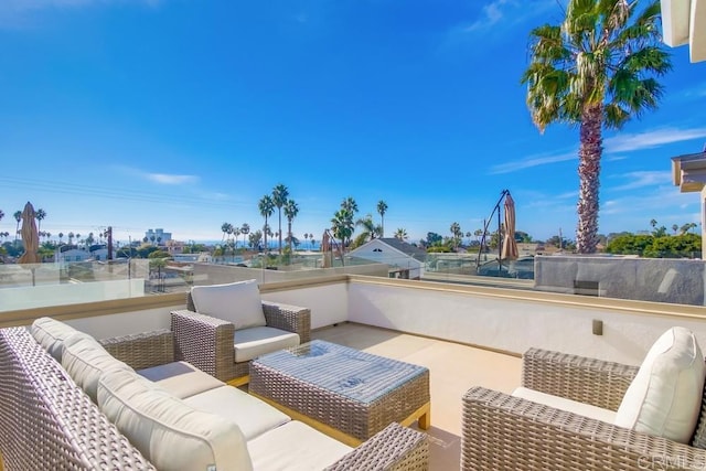 view of patio / terrace with outdoor lounge area