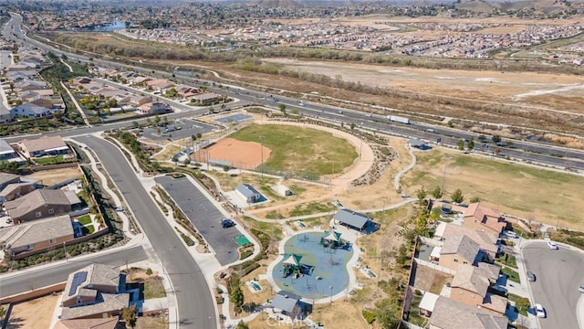 birds eye view of property featuring a residential view