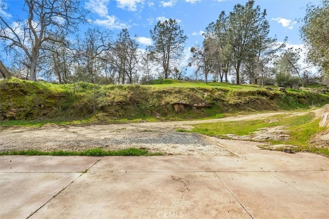 view of yard with driveway