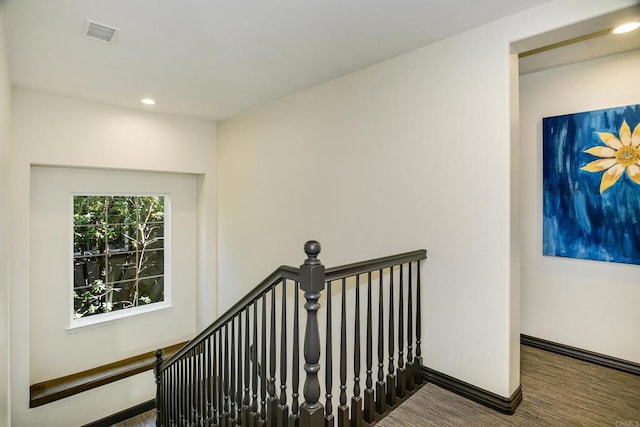 3518 Camino Cereza, Carlsbad, CA 92009 - stairway with carpet flooring, recessed lighting, and baseboards