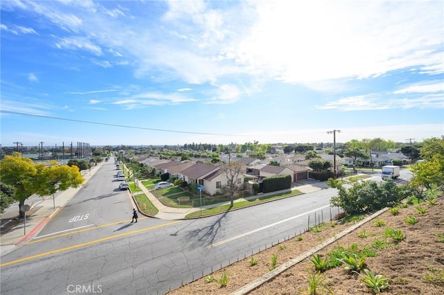 drone / aerial view featuring a residential view