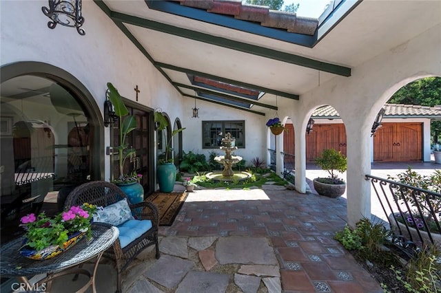 420 Inverness Dr, La Canada Flintridge, CA 91011 - view of patio featuring fence