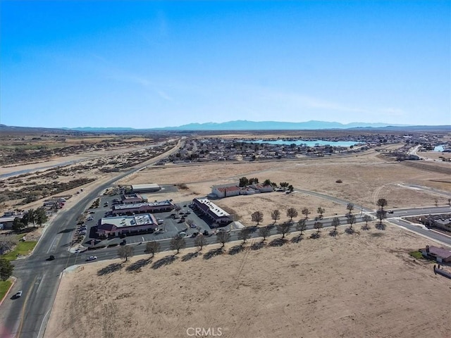 bird's eye view featuring a mountain view