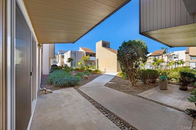 exterior space featuring a residential view