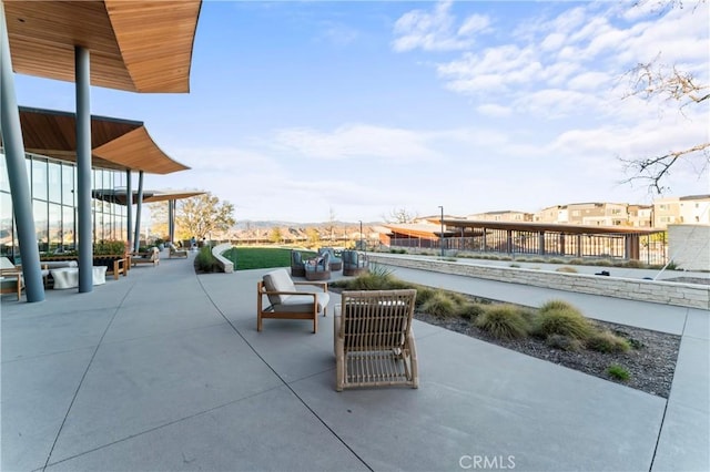 view of patio / terrace featuring outdoor lounge area