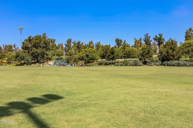 view of home's community featuring a yard