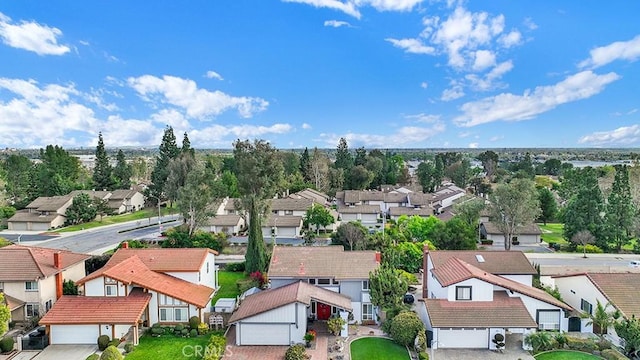 drone / aerial view featuring a residential view