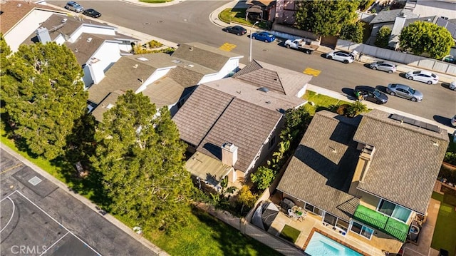 birds eye view of property featuring a residential view