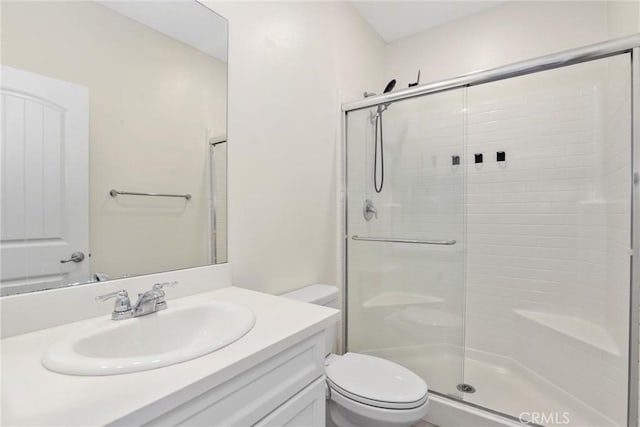 3235 E Yellowstone Dr, Ontario, CA 91762 - full bath with toilet, vanity, and a shower stall
