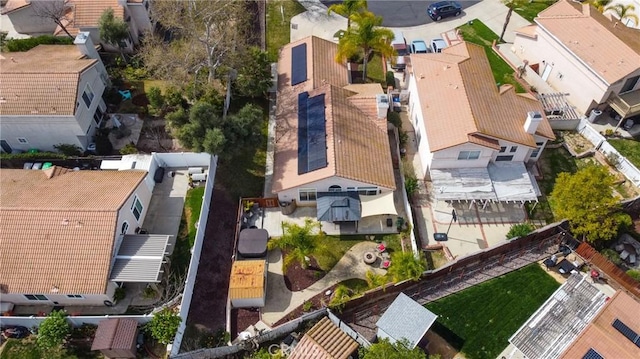 bird's eye view featuring a residential view