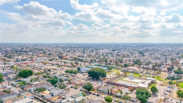 aerial view featuring a residential view