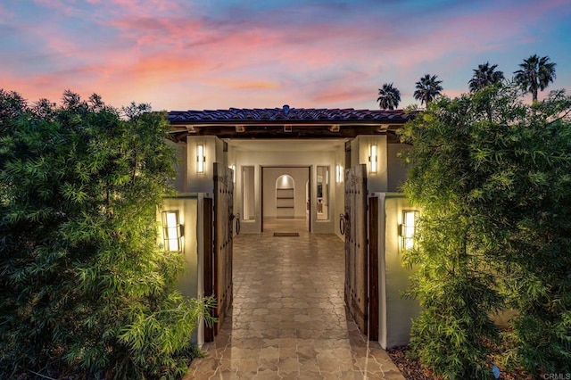 7102 Via De Maya, Rancho Santa Fe, CA 92067 - view of front of property with stucco siding