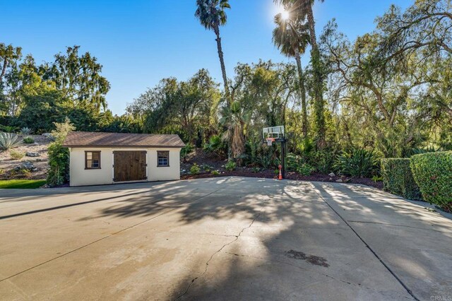 7102 Via De Maya, Rancho Santa Fe, CA 92067 - exterior space featuring an outdoor structure