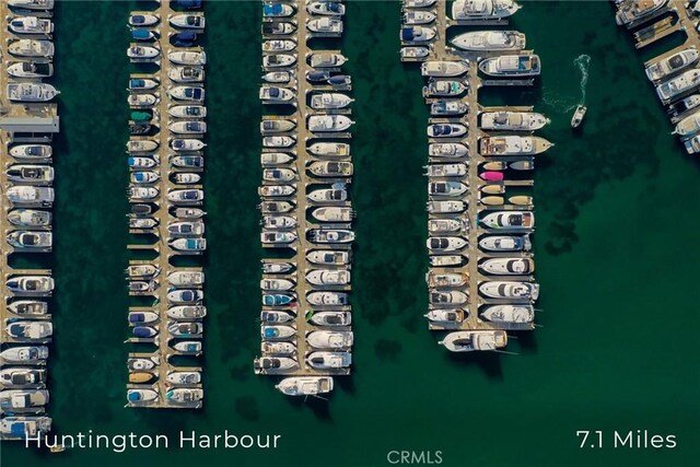 414 Main Unit 230, Huntington Beach, CA 92648 - birds eye view of property with a water view