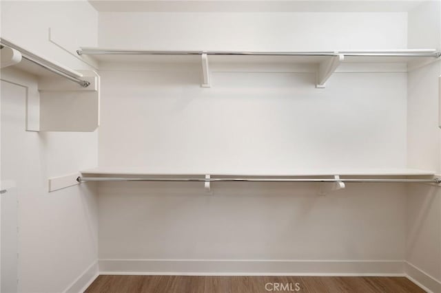414 Main Unit 230, Huntington Beach, CA 92648 - walk in closet featuring wood finished floors