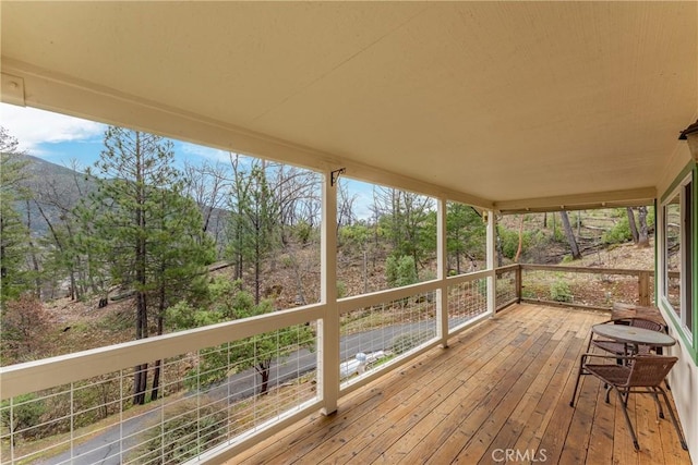 12625 Elk Mountain Rd, Upper Lake, CA 95485 - view of wooden deck