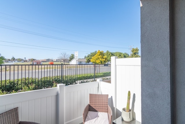 view of patio / terrace with fence