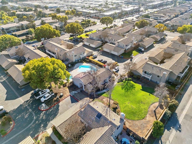 birds eye view of property featuring a residential view