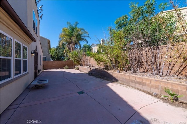 view of patio / terrace featuring a fenced backyard