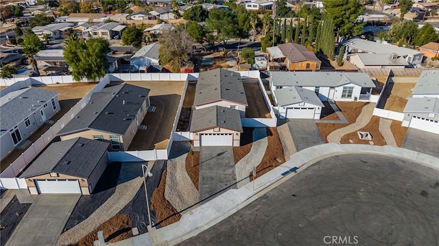 birds eye view of property featuring a residential view