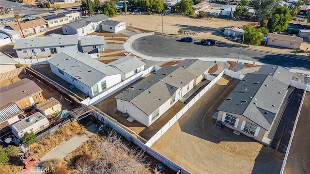 drone / aerial view featuring a residential view