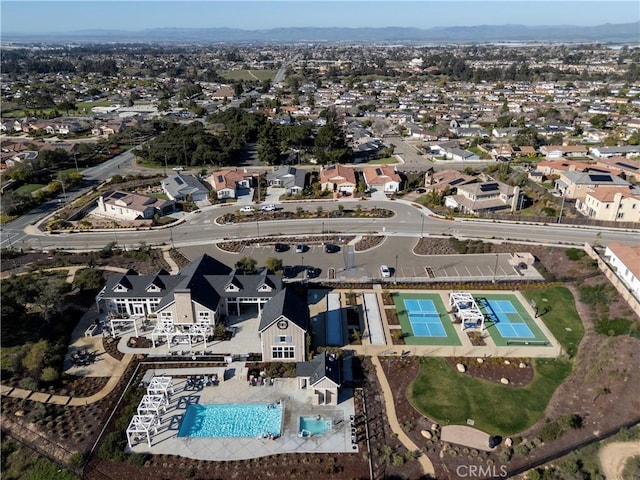 birds eye view of property featuring a residential view