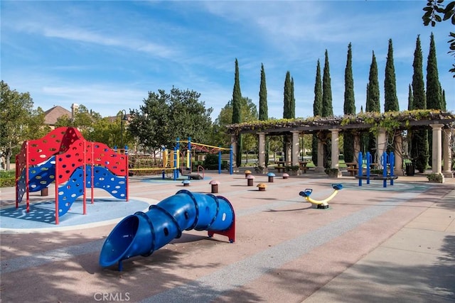 view of communal playground