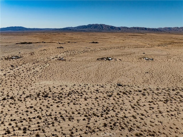 view of mountain feature with view of desert