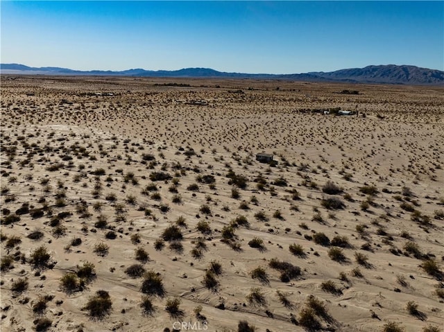 view of mountain feature with view of desert