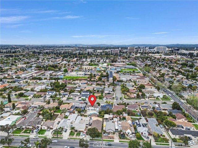 drone / aerial view featuring a residential view