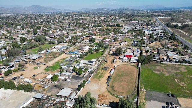 6125 Ridgeview Ave, Jurupa Valley, CA 91752 - aerial view of property's location with a mountain backdrop