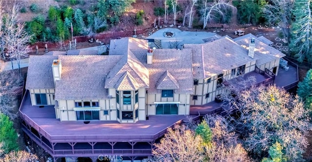 293 Fairway Dr, Lake Arrowhead, CA 92352 - birds eye view of property