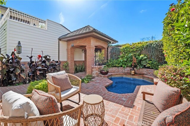 504 Evening Star Ln, Newport Beach, CA 92660 - view of pool featuring a patio
