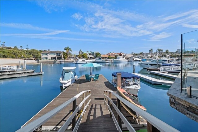 504 Evening Star Ln, Newport Beach, CA 92660 - dock area with a water view