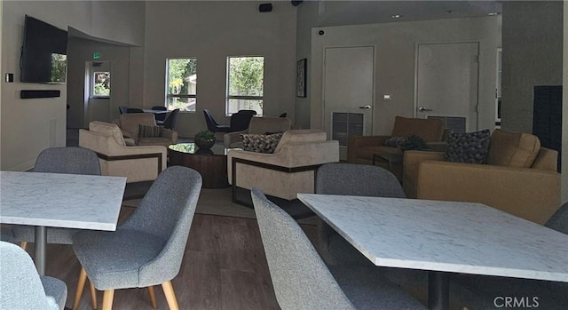 5440 Baltimore Dr Unit 144, La Mesa, CA 91942 - living area featuring dark wood-type flooring