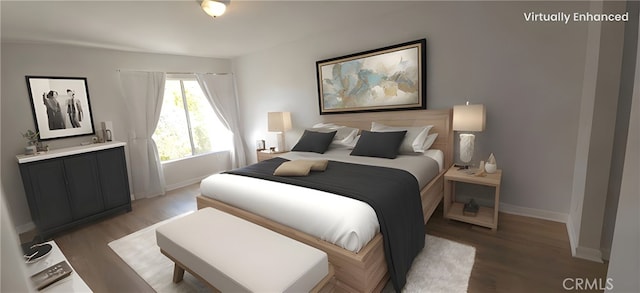 5440 Baltimore Dr Unit 144, La Mesa, CA 91942 - bedroom with light wood-type flooring and baseboards