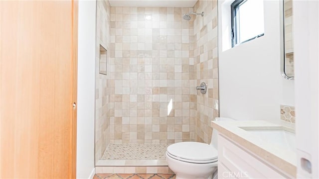 6652 Hough St, Los Angeles, CA 90042 - full bath with toilet, a tile shower, and vanity